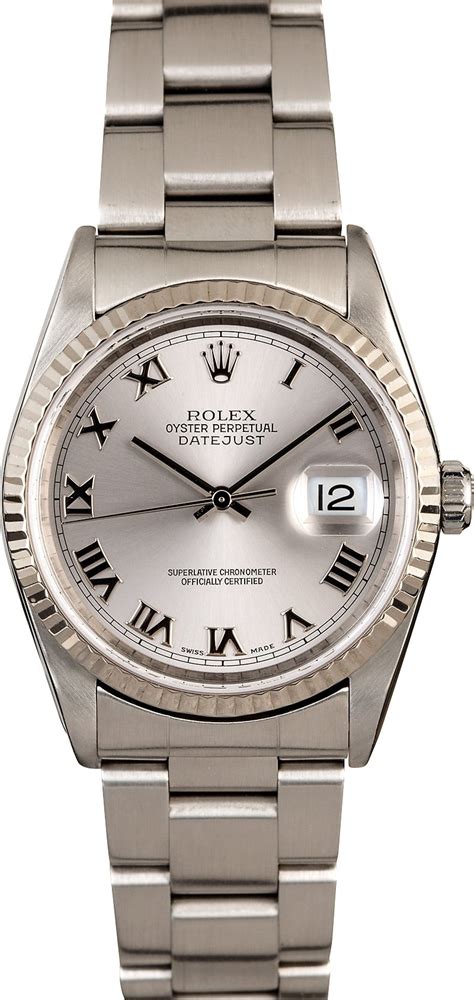 rolex oyster perpetual datejust mens watch 16234 na